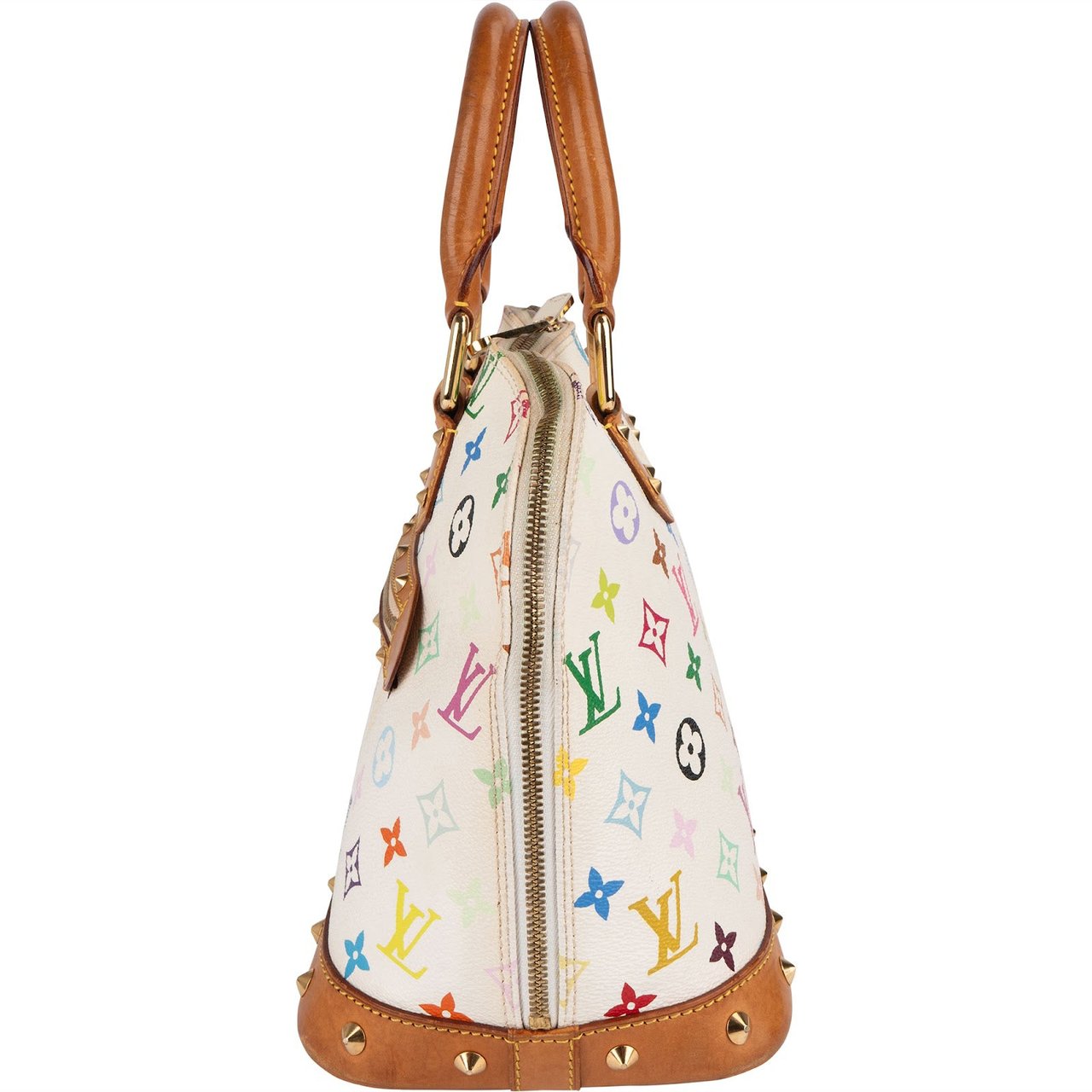 Louis Vuitton Monogram Murakami Multicolor Alma PM Handbag Wit