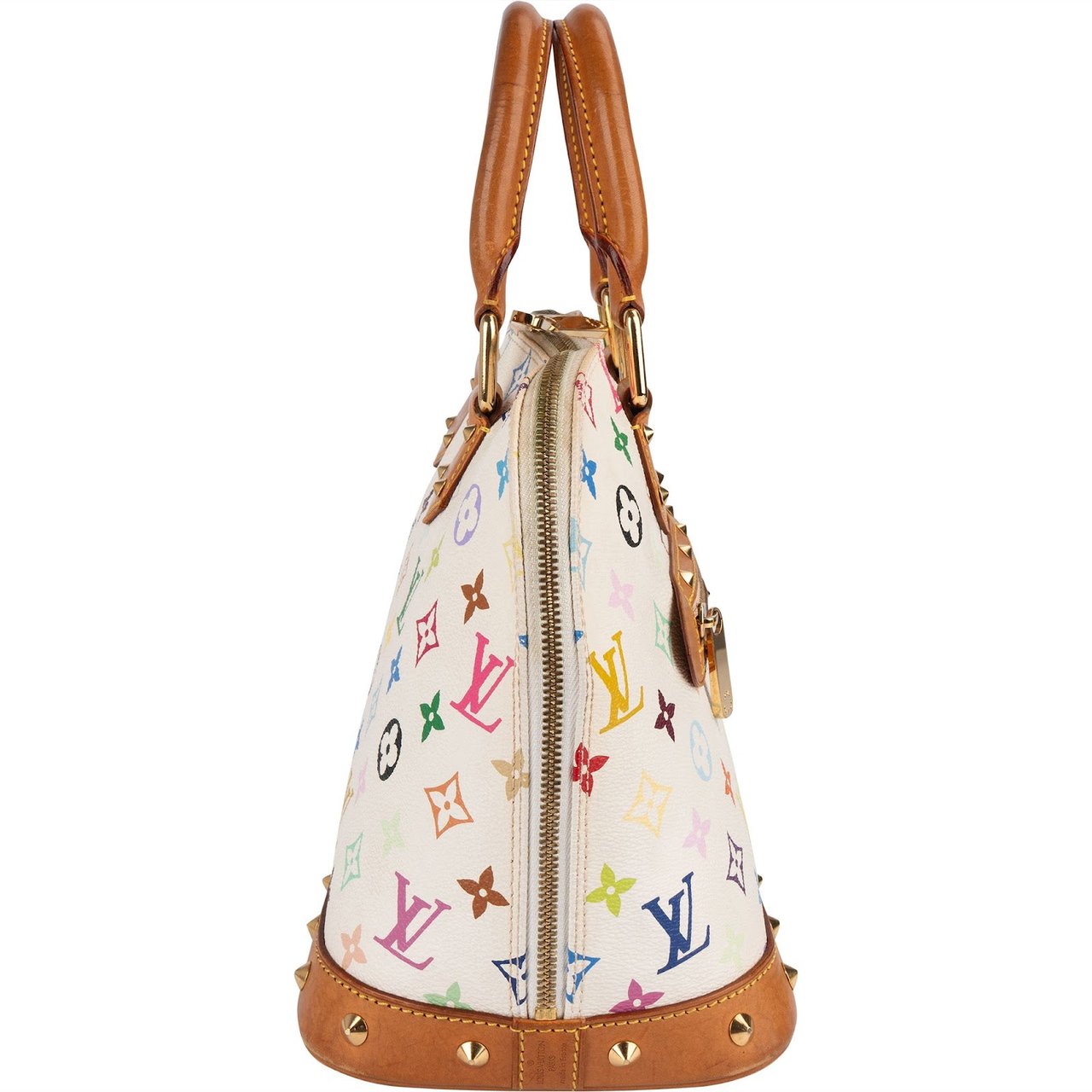 Louis Vuitton Monogram Murakami Multicolor Alma PM Handbag Wit