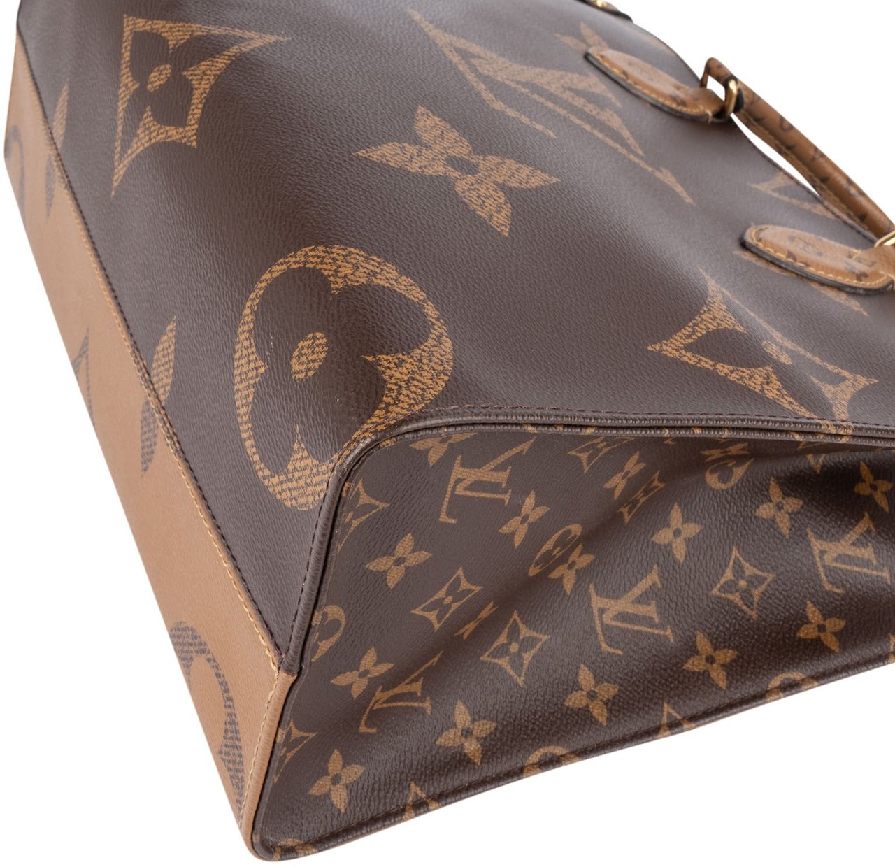 Louis Vuitton Louis Vuitton Monogram Giant Canvas Onthego MM Handbag Bruin