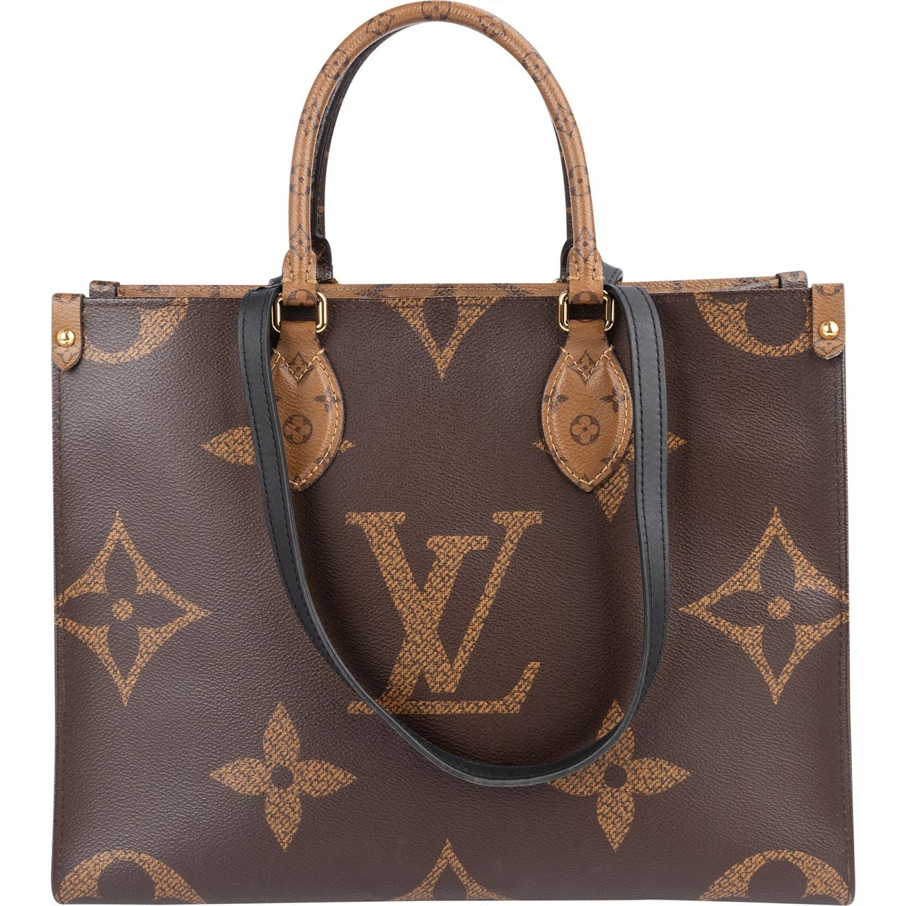 Louis Vuitton Louis Vuitton Monogram Giant Canvas Onthego MM Handbag Bruin