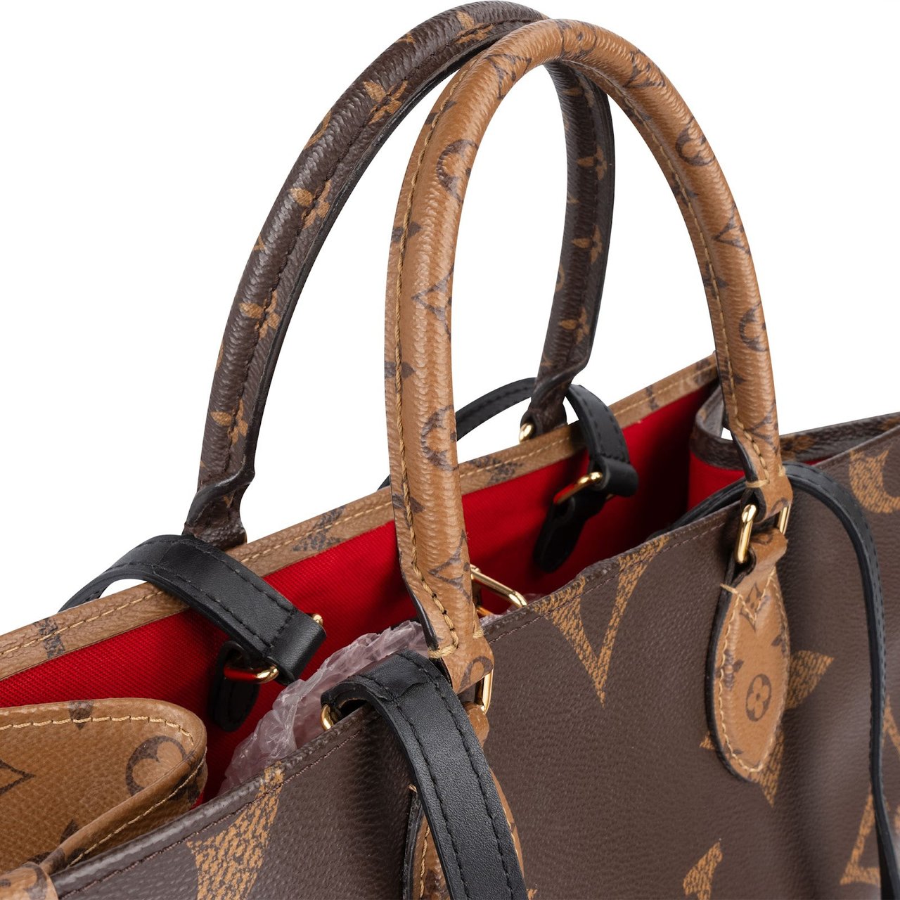 Louis Vuitton Louis Vuitton Monogram Giant Canvas Onthego MM Handbag Bruin