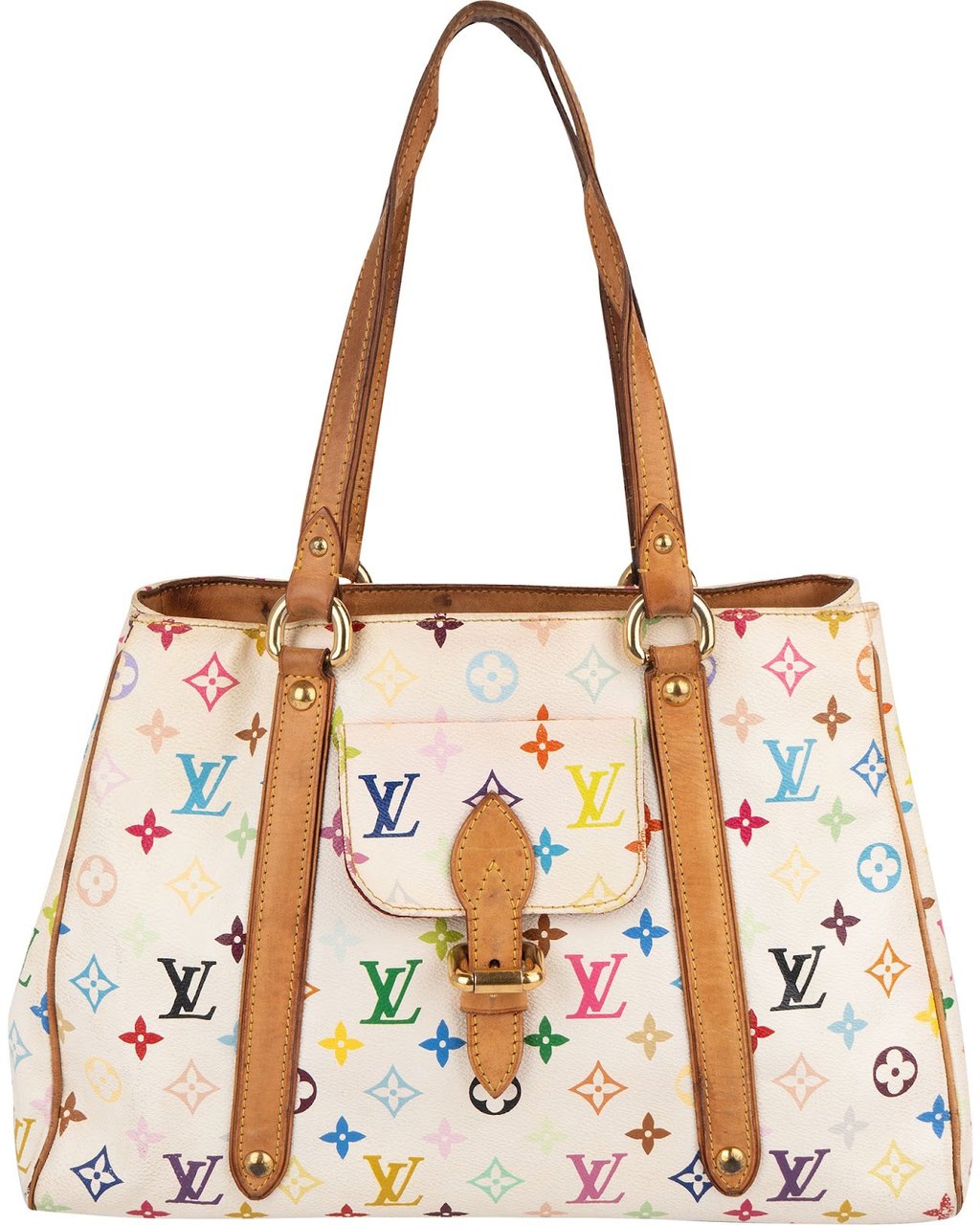 Louis Vuitton Louis Vuitton Monogram Murakami Multicolor Aurelia MM Shoulder Bag Wit