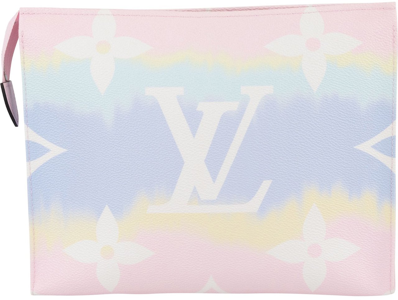 Louis Vuitton Monogram Giant Escale Rainbow Toiletry Bag 26 Clutch Divers