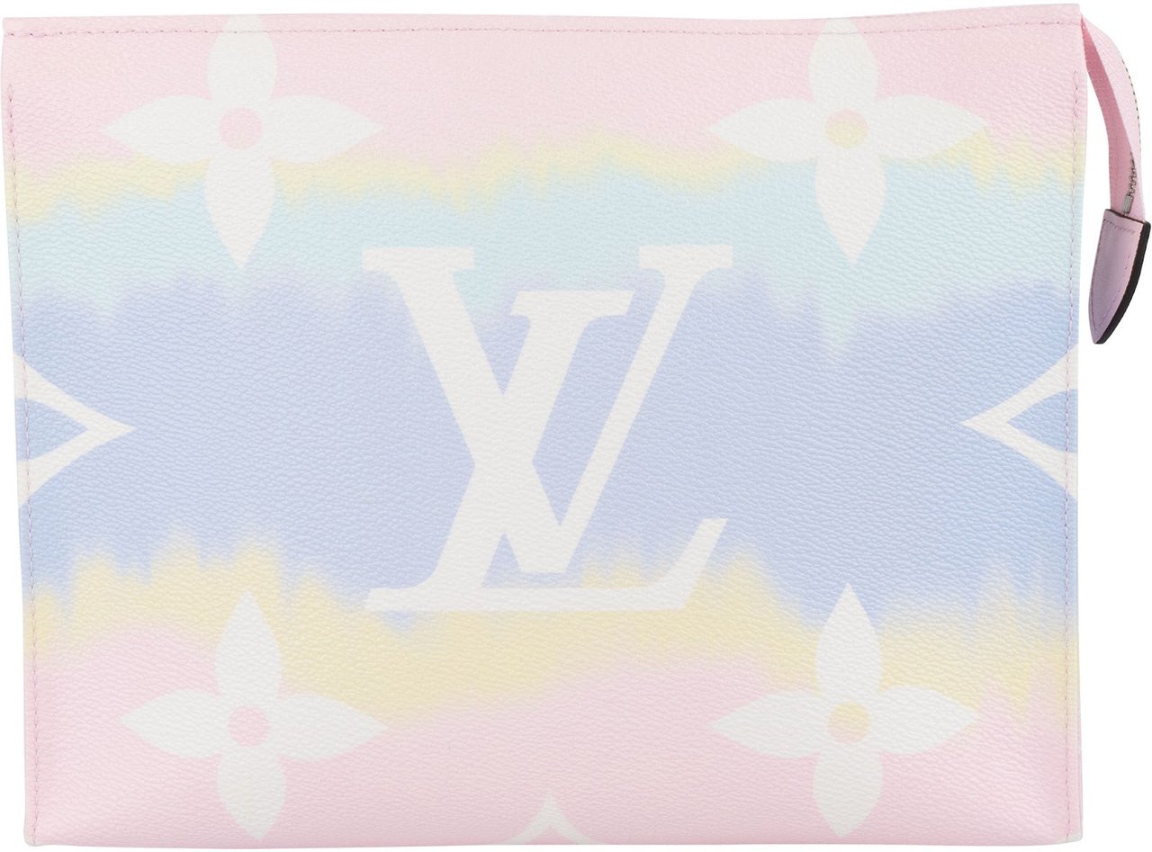 Louis Vuitton Monogram Giant Escale Rainbow Toiletry Bag 26 Clutch Divers