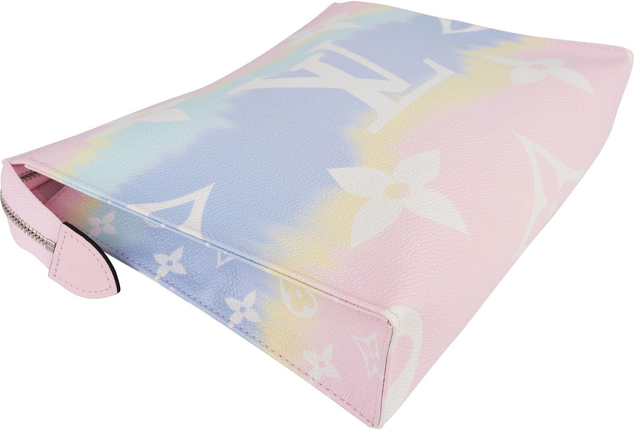 Louis Vuitton Monogram Giant Escale Rainbow Toiletry Bag 26 Clutch Divers