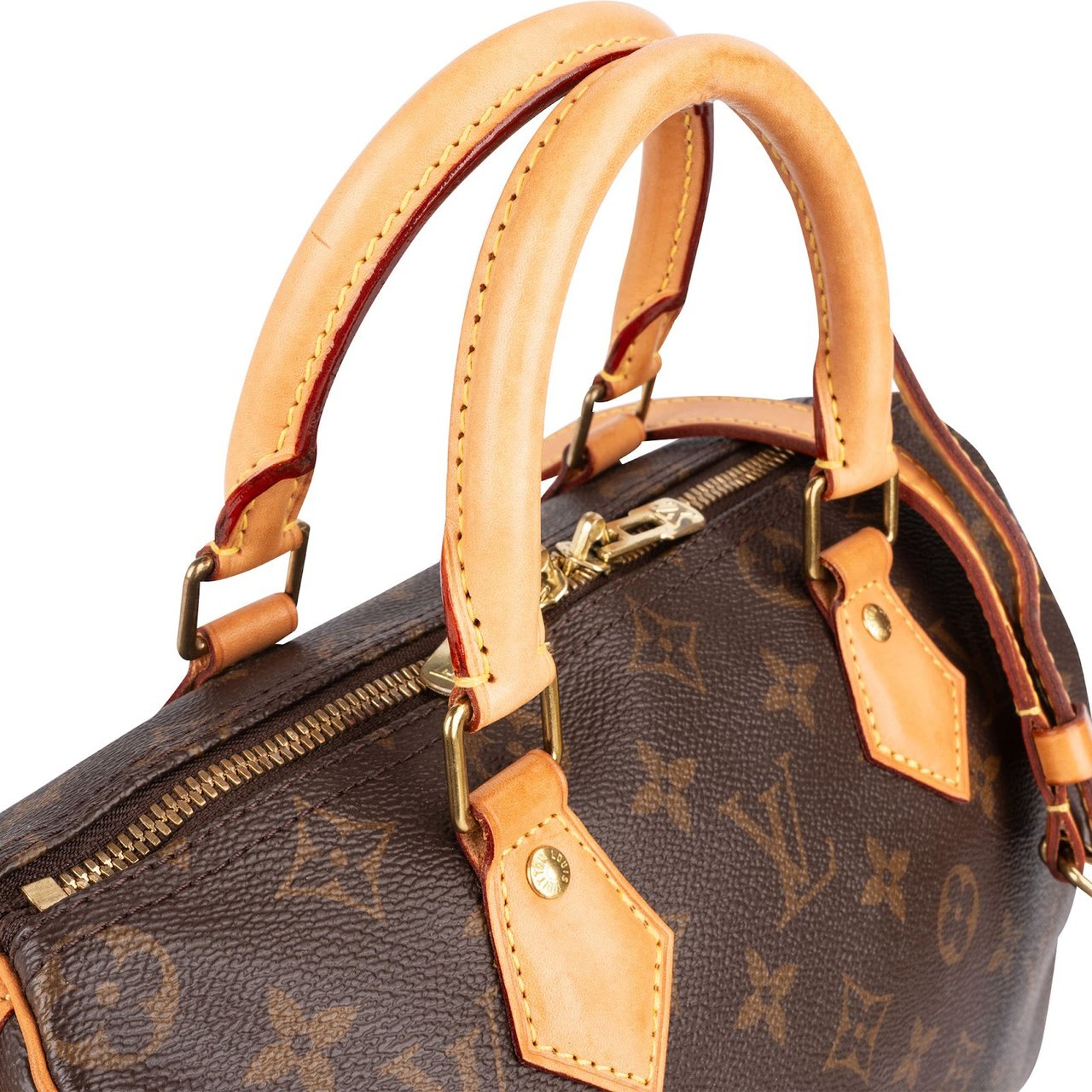 Louis Vuitton Louis Vuitton Monogram Canvas Speedy 25 Bandoulière Handbag Bruin
