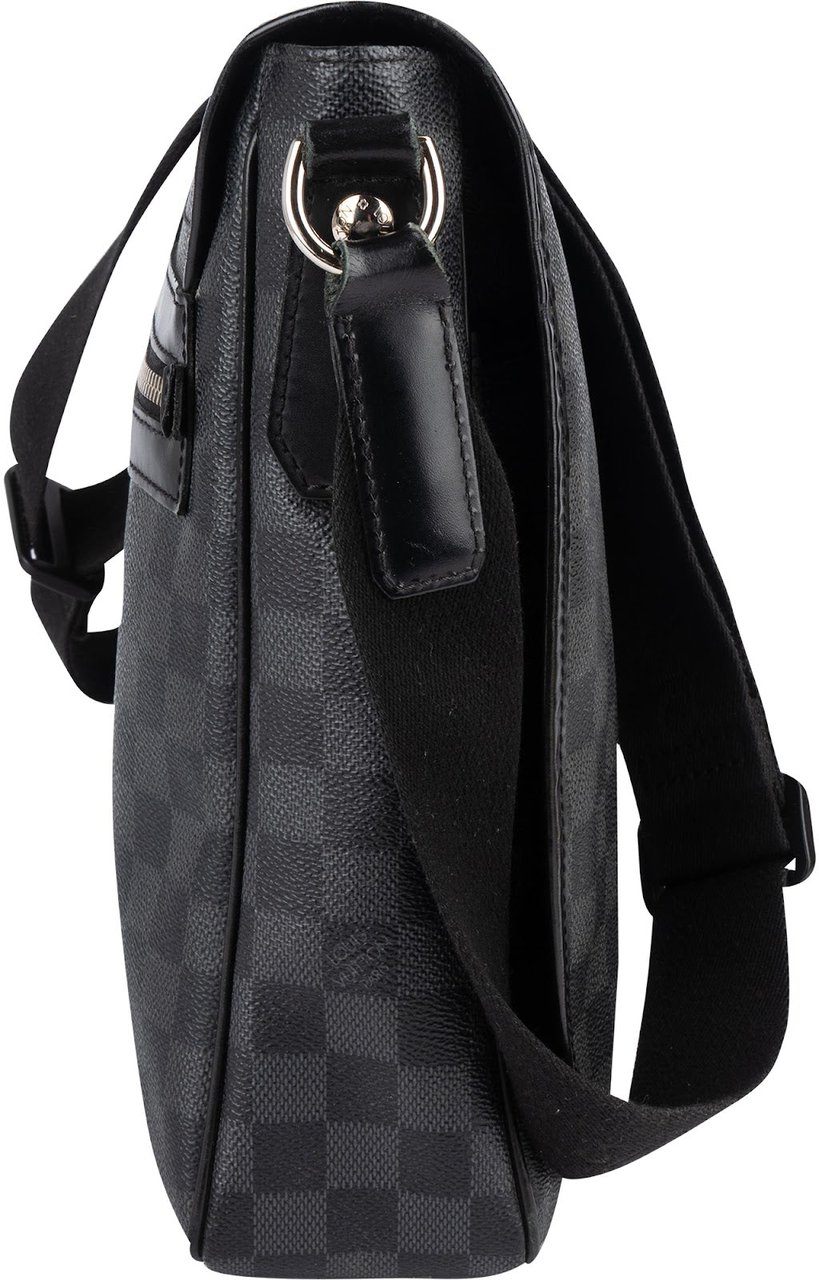 Louis Vuitton Louis Vuitton Monogram Damier Graphite Daniel Messenger Crossbody Bag Zwart