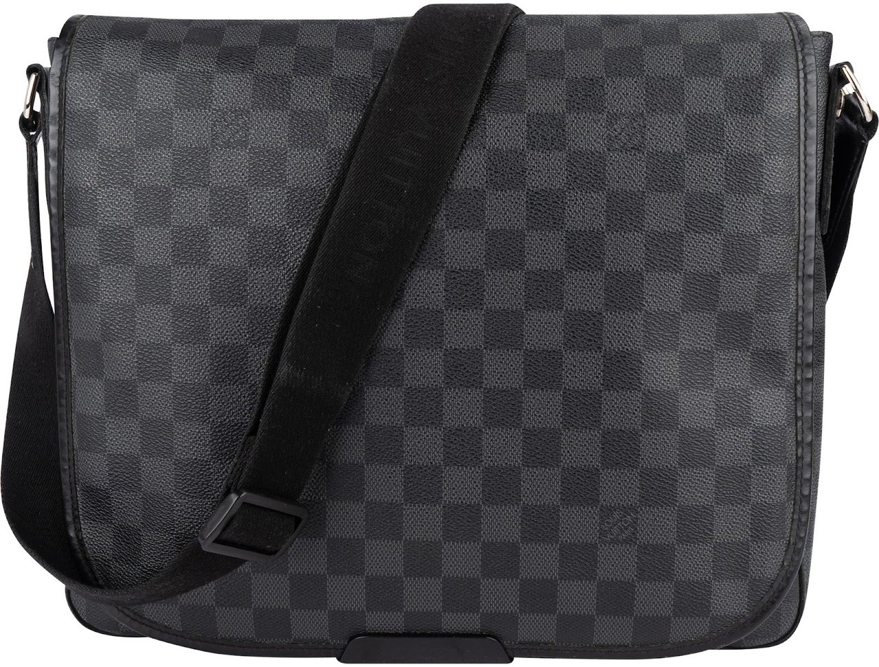 Louis Vuitton Louis Vuitton Monogram Damier Graphite Daniel Messenger Crossbody Bag Zwart