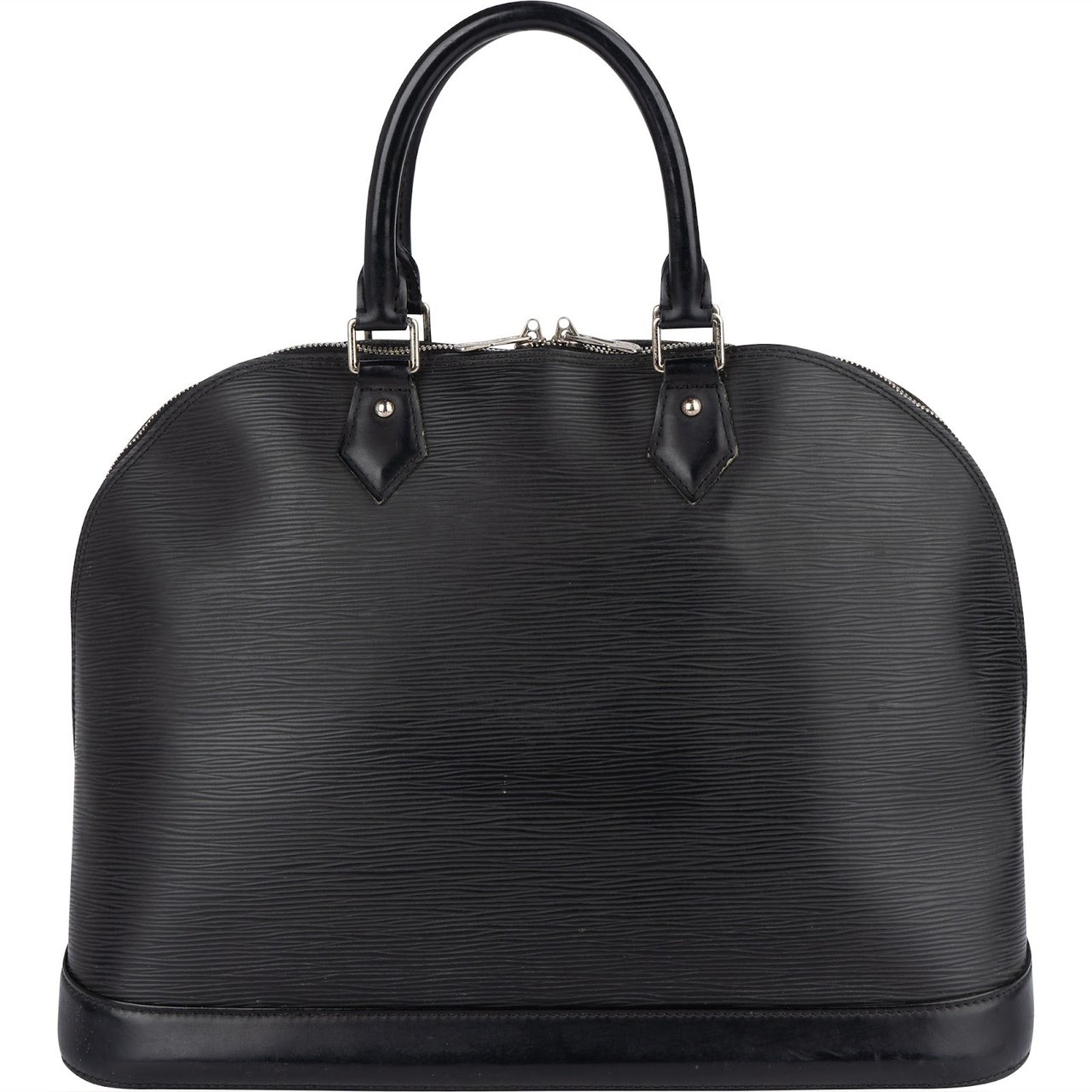 Louis Vuitton Louis Vuitton Noir Epi Leather Alma GM Handbag Zwart