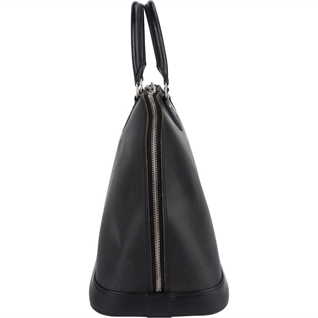 Louis Vuitton Louis Vuitton Noir Epi Leather Alma GM Handbag Zwart