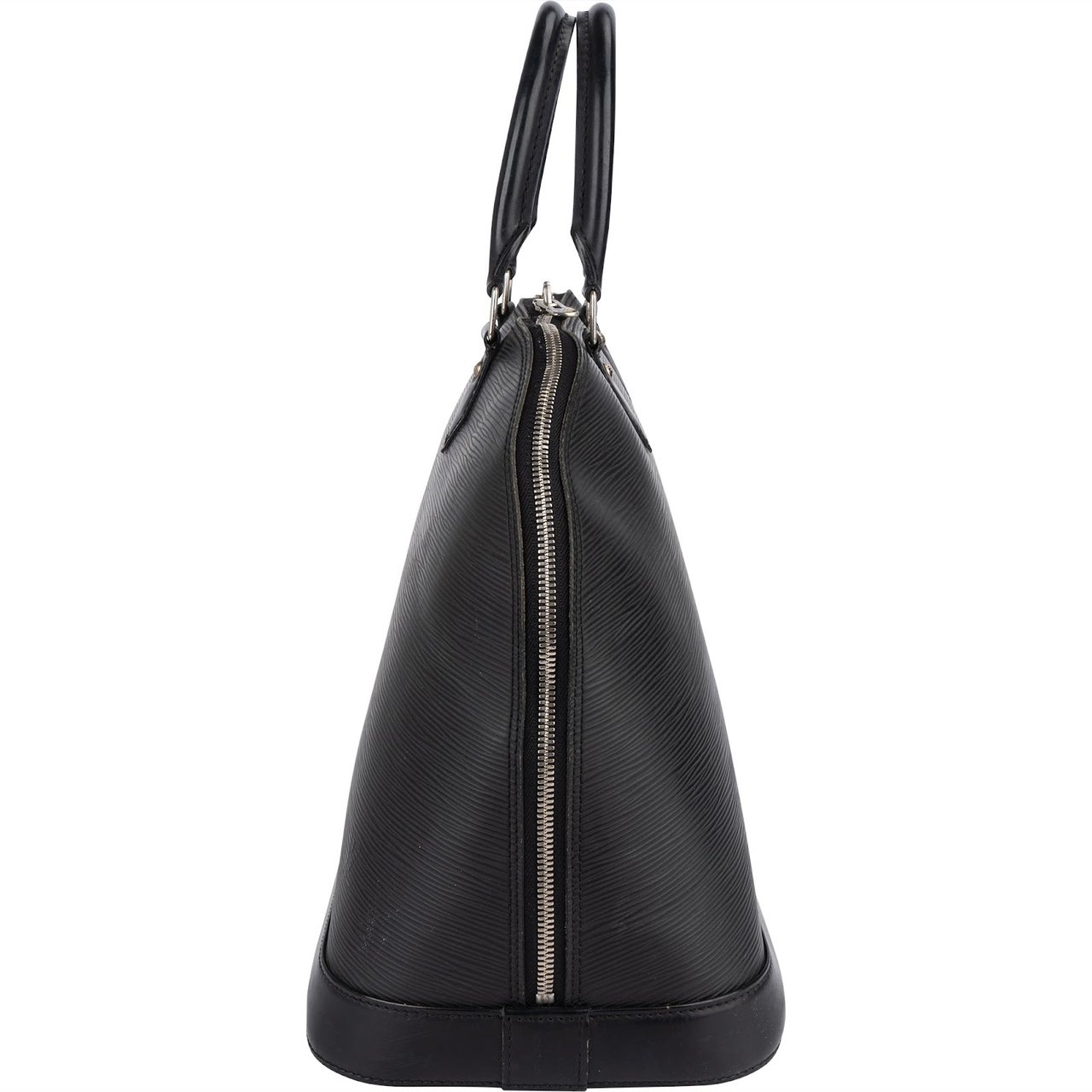 Louis Vuitton Louis Vuitton Noir Epi Leather Alma GM Handbag Zwart
