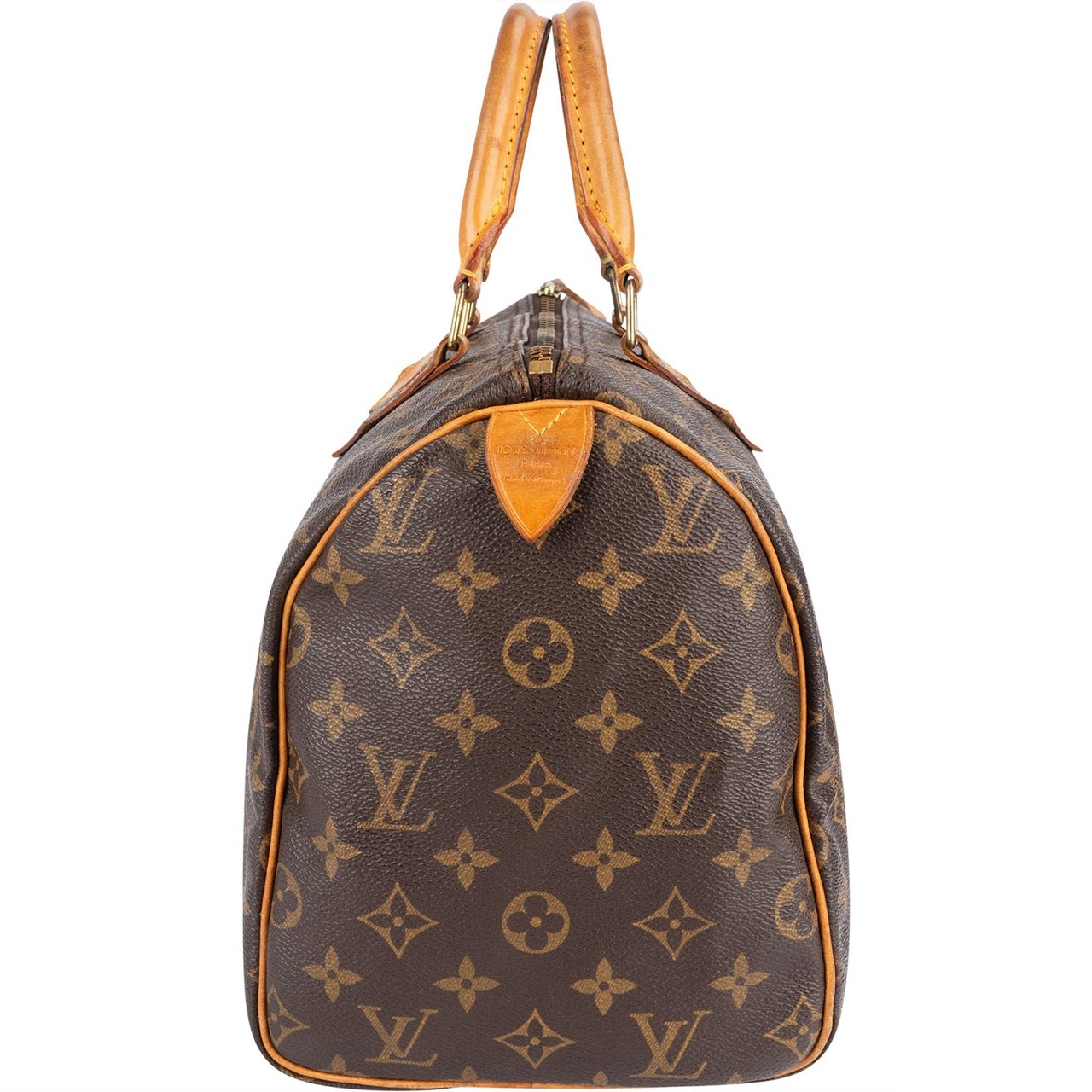 Louis Vuitton Louis Vuitton Monogram Canvas Speedy 30 Handbag Bruin