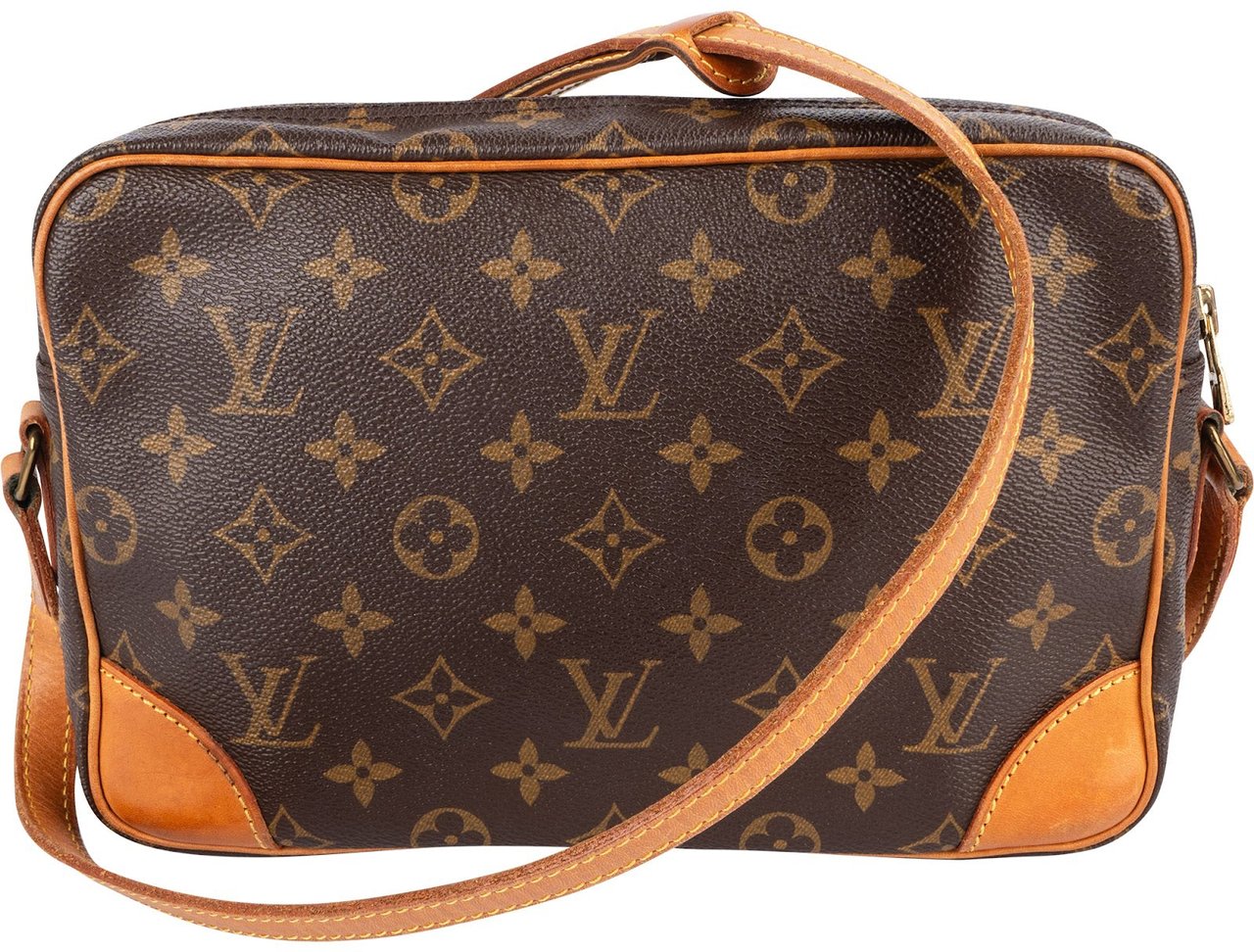 Louis Vuitton Louis Vuitton Monogram Canvas Trocadero 27 Crossbody Bag Bruin