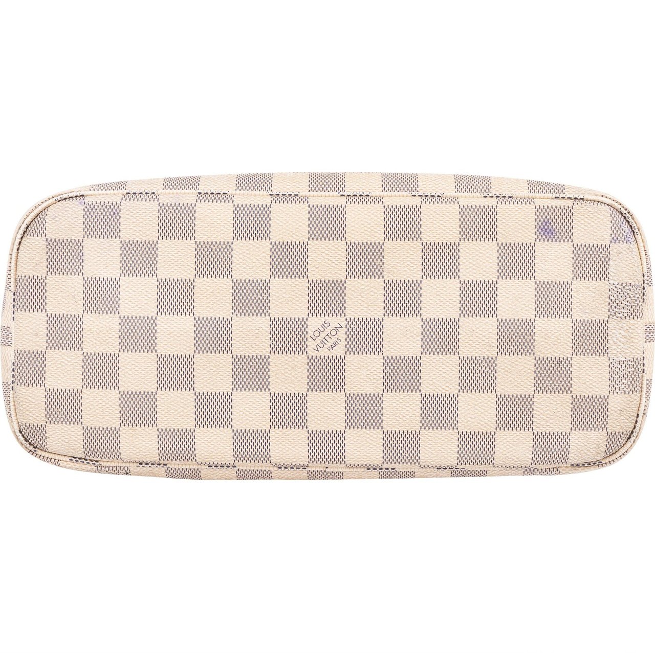 Louis Vuitton Louis Vuitton Monogram Damier Azur Neverfull PM Handbag Wit