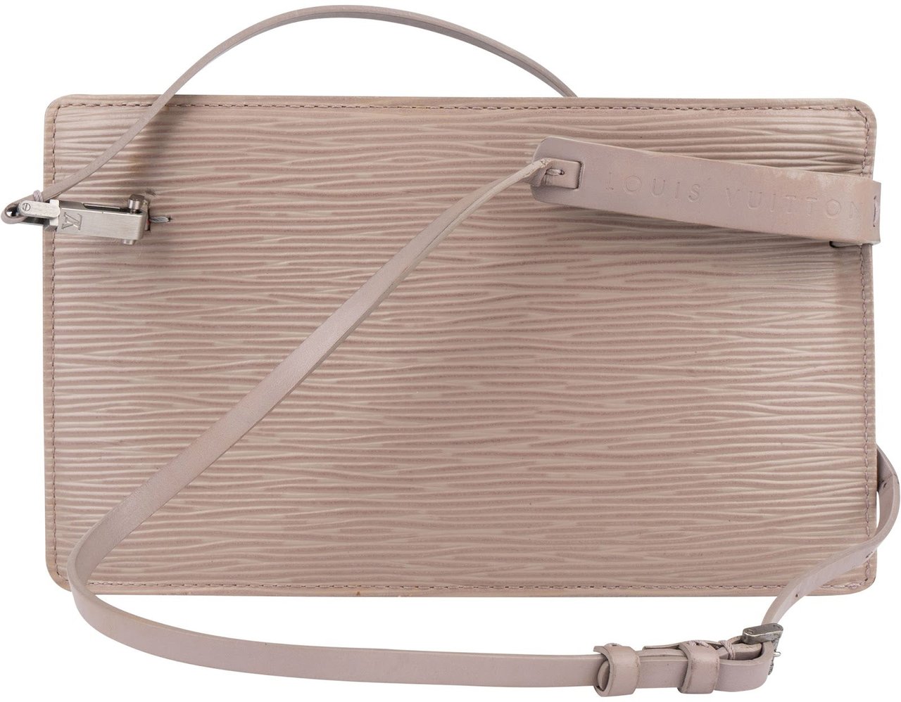 Louis Vuitton Lilac Epi Leather Pochette Rochelle Crossbody Waistbag Taupe
