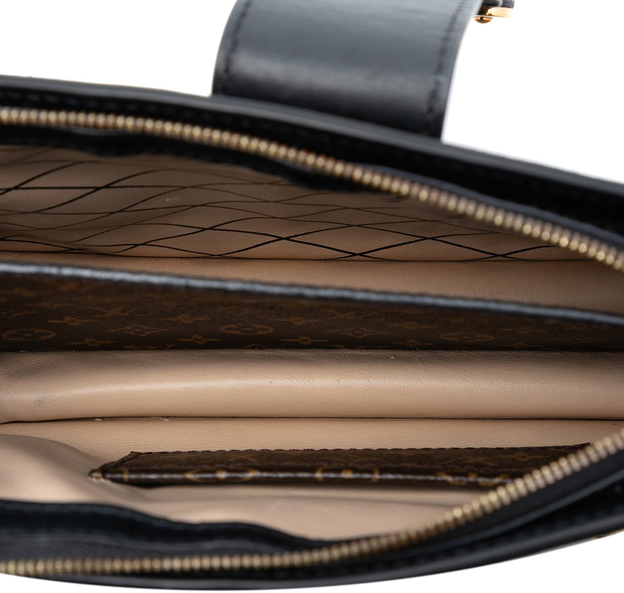 Louis Vuitton Monogram Reverse Trunk Clutch Bruin