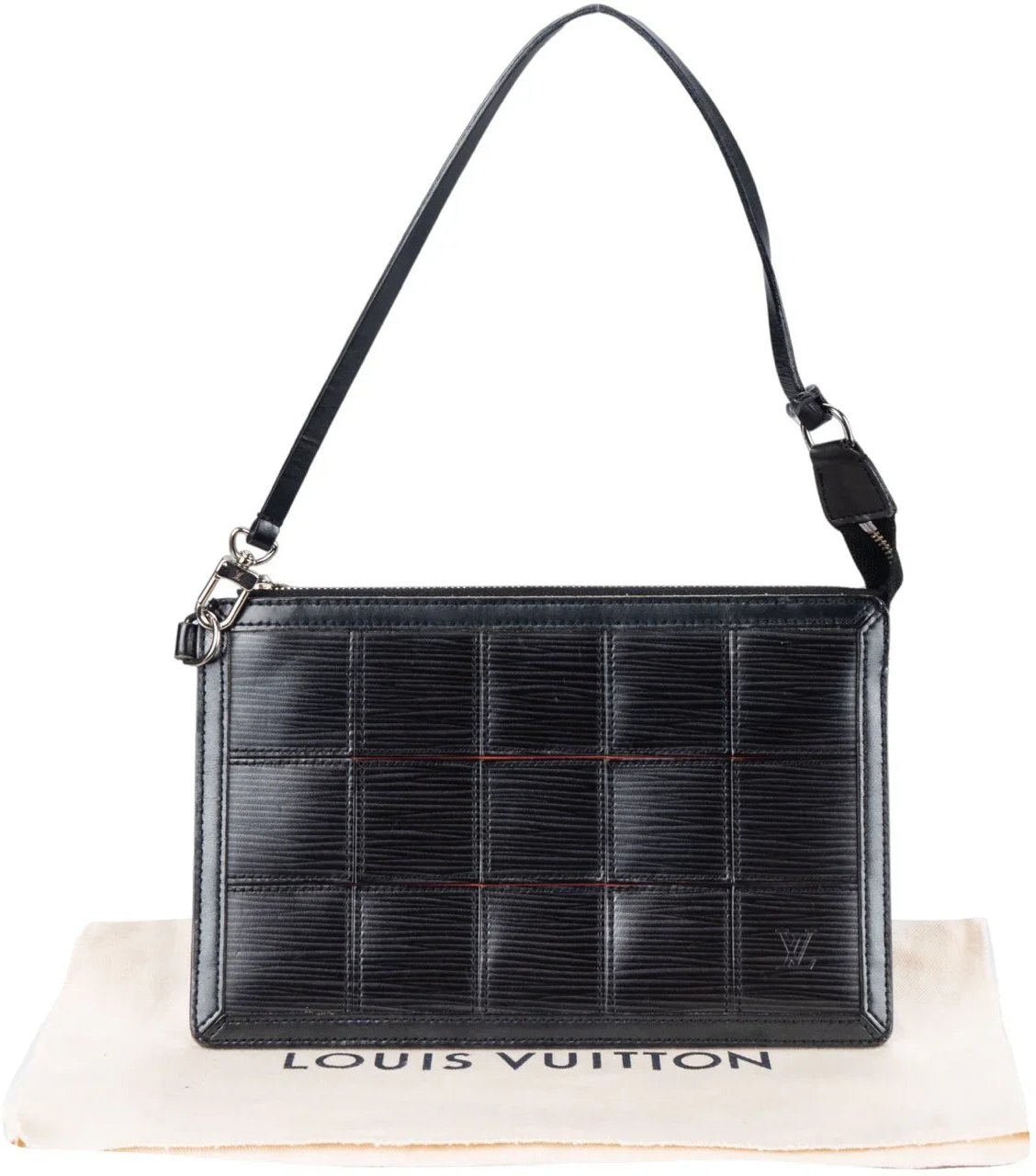 Louis Vuitton Louis Vuitton Epi Stretch Pochette Accessoire Zwart