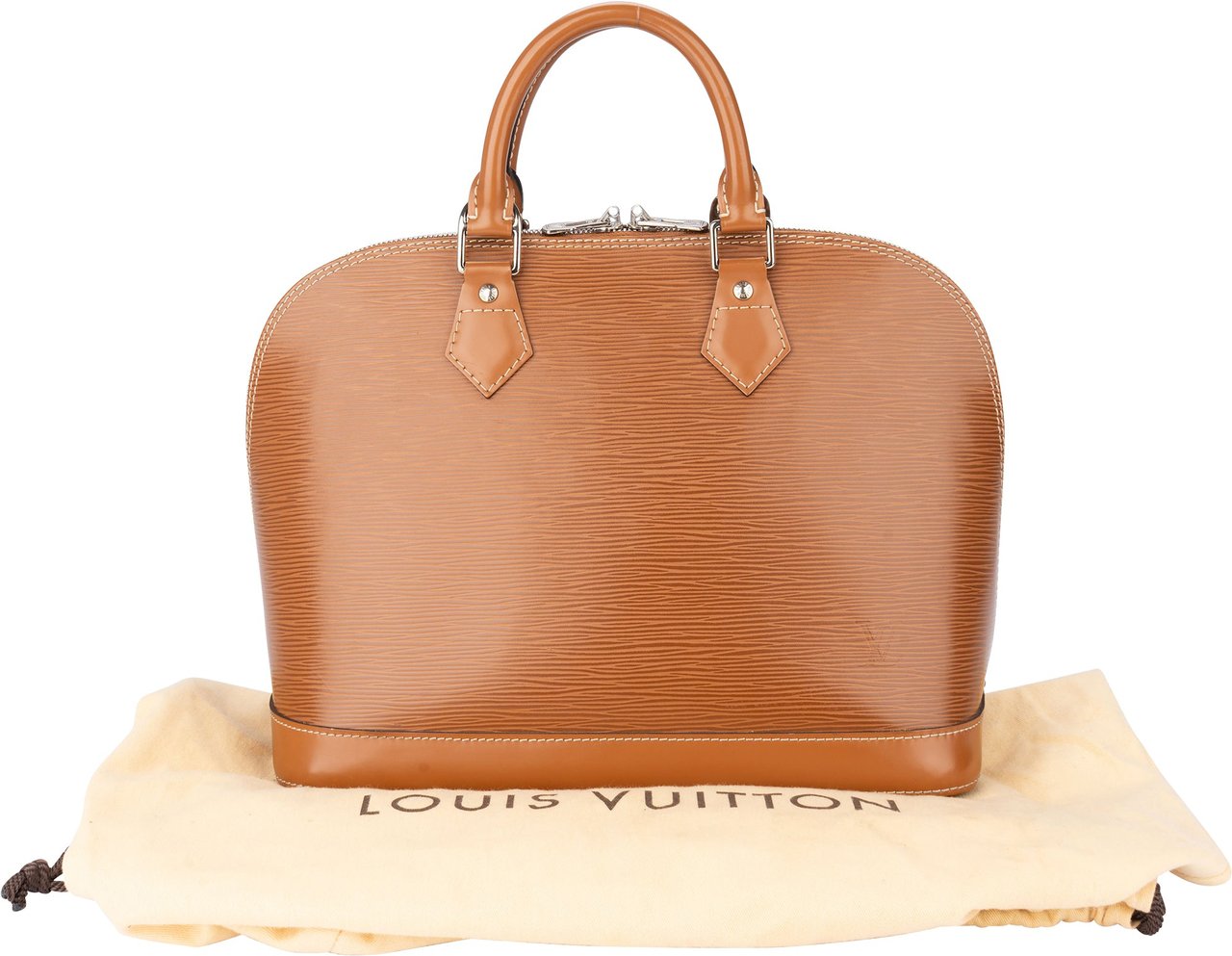 Louis Vuitton Louis Vuitton Brun Epi Leather Alma PM Handbag Divers