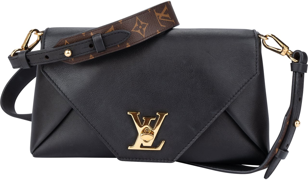 Louis Vuitton Louis Vuitton Leather Love Note Noir Crossbody Bag Divers