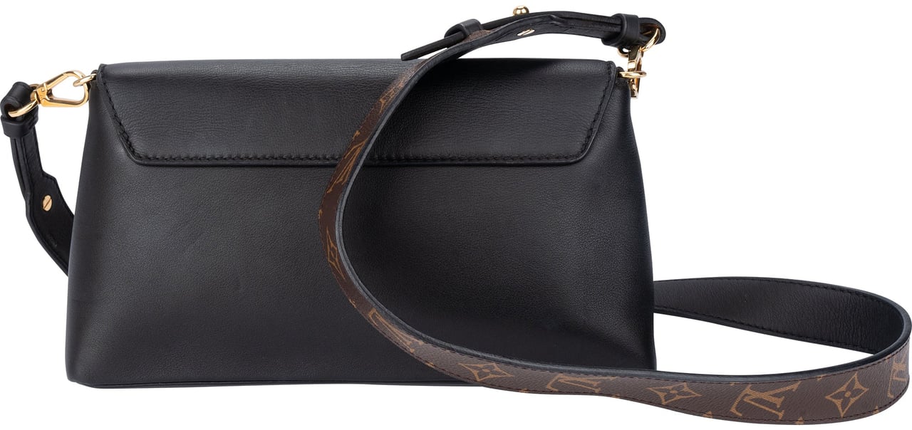 Louis Vuitton Louis Vuitton Leather Love Note Noir Crossbody Bag Divers