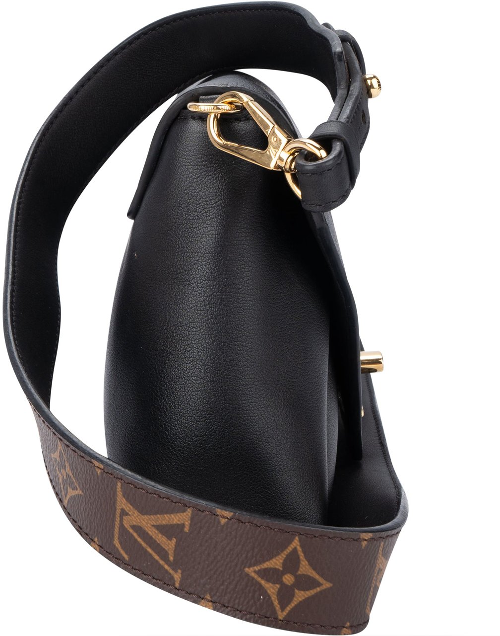 Louis Vuitton Louis Vuitton Leather Love Note Noir Crossbody Bag Divers
