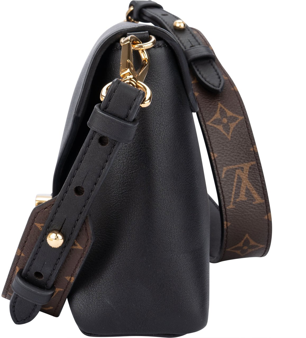 Louis Vuitton Louis Vuitton Leather Love Note Noir Crossbody Bag Divers