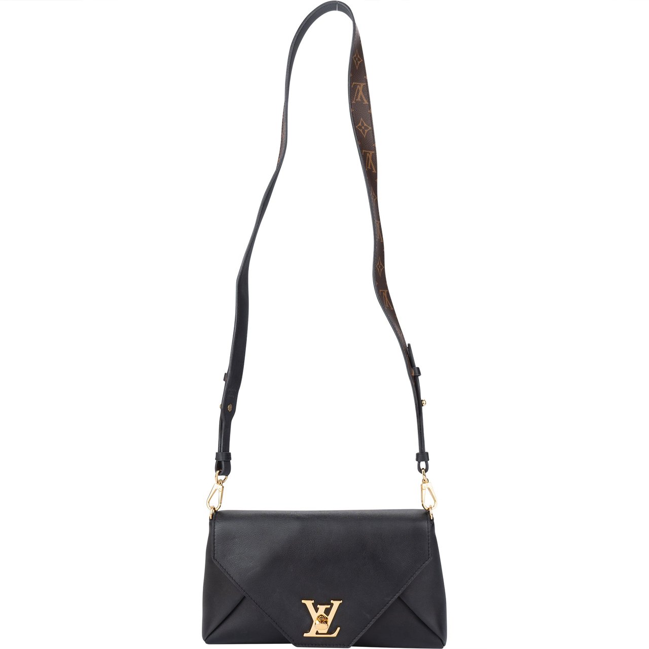 Louis Vuitton Louis Vuitton Leather Love Note Noir Crossbody Bag Divers