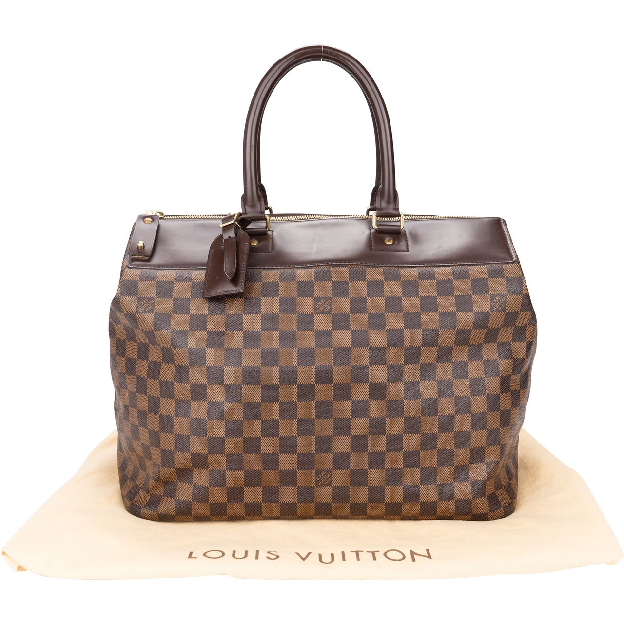 Louis Vuitton Louis Damier Ebene Monogram Greenwich PM Travel Bag Divers