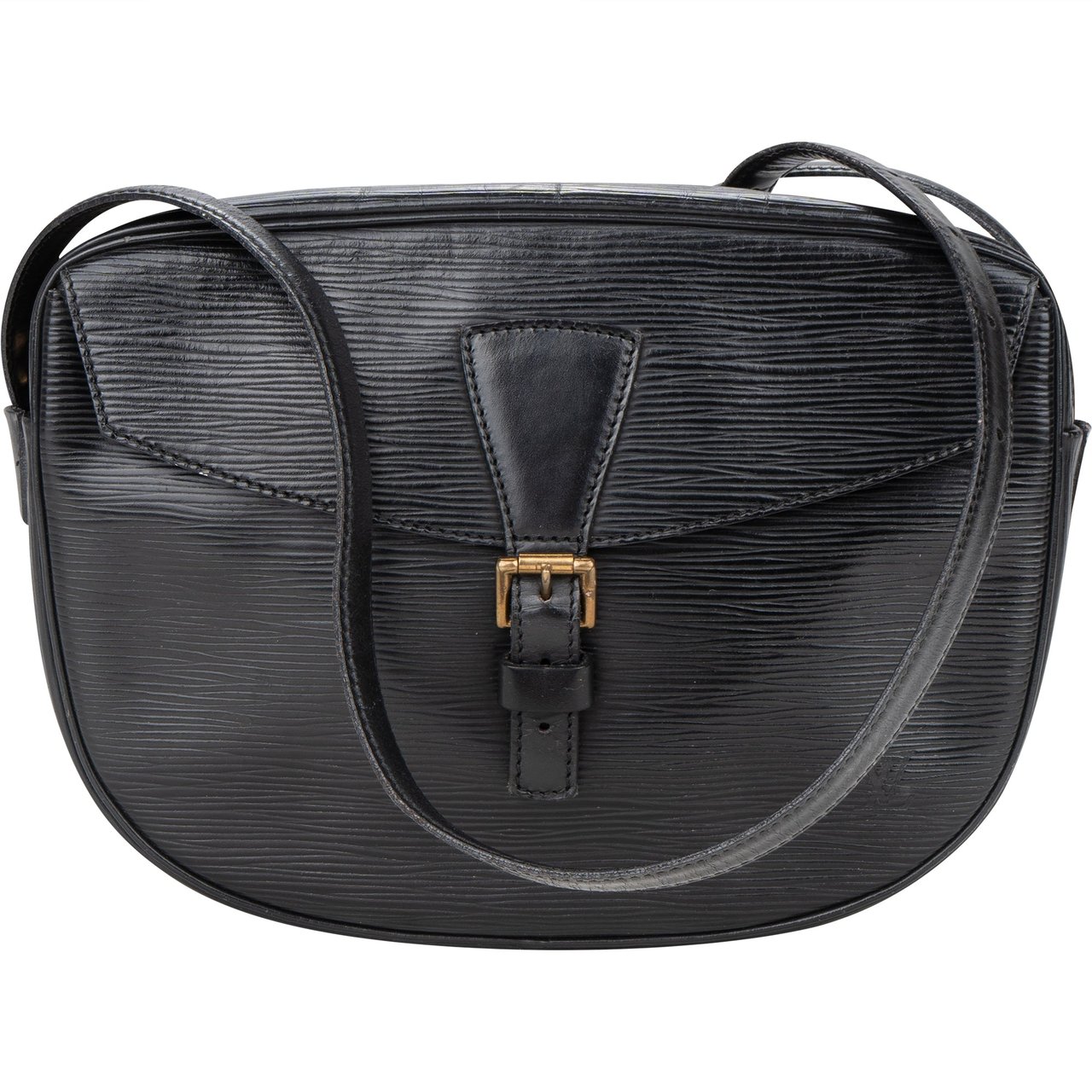 Louis Vuitton Louis Vuitton Noir Epi Leather Jeune Fille MM Crossbody Bag Divers