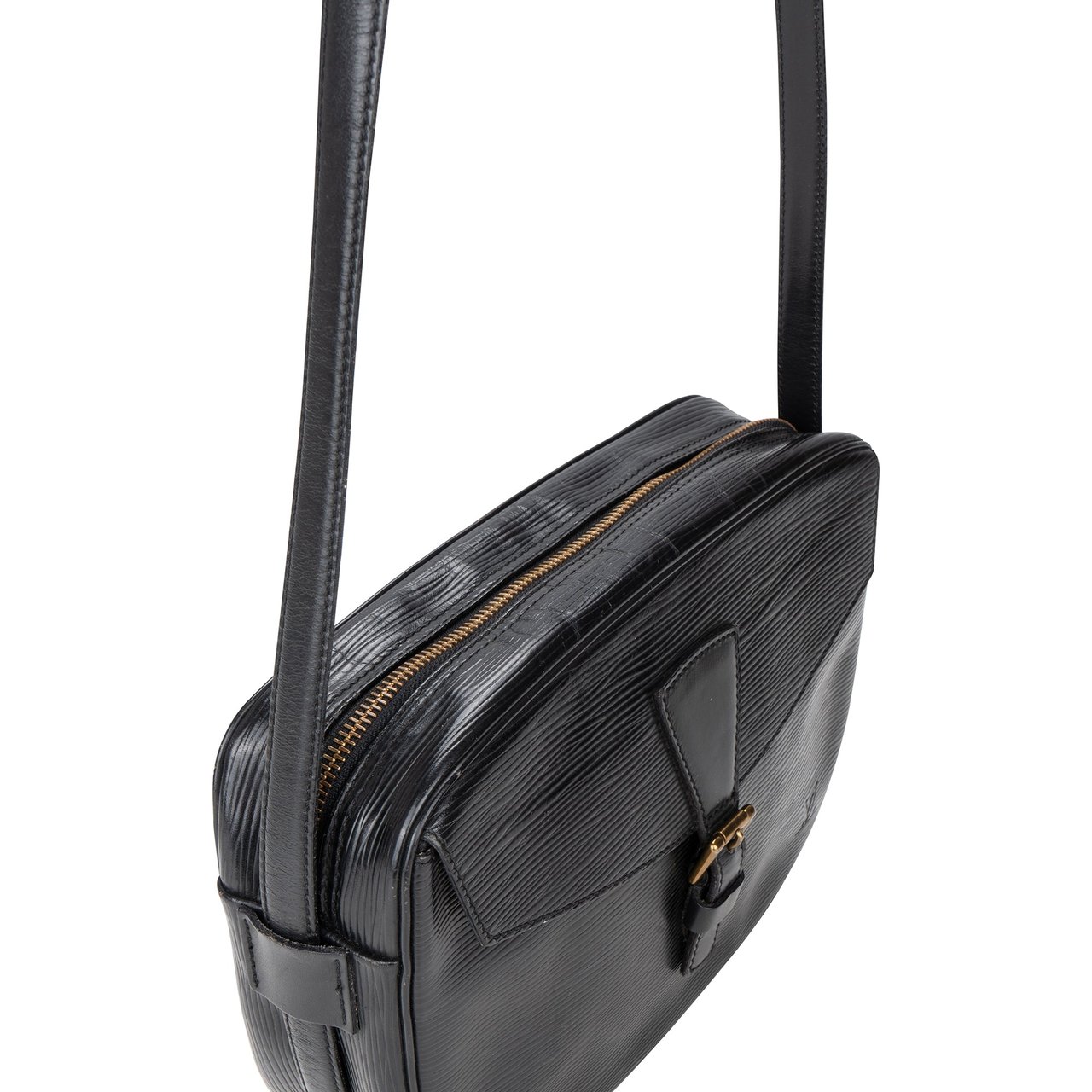 Louis Vuitton Louis Vuitton Noir Epi Leather Jeune Fille MM Crossbody Bag Divers