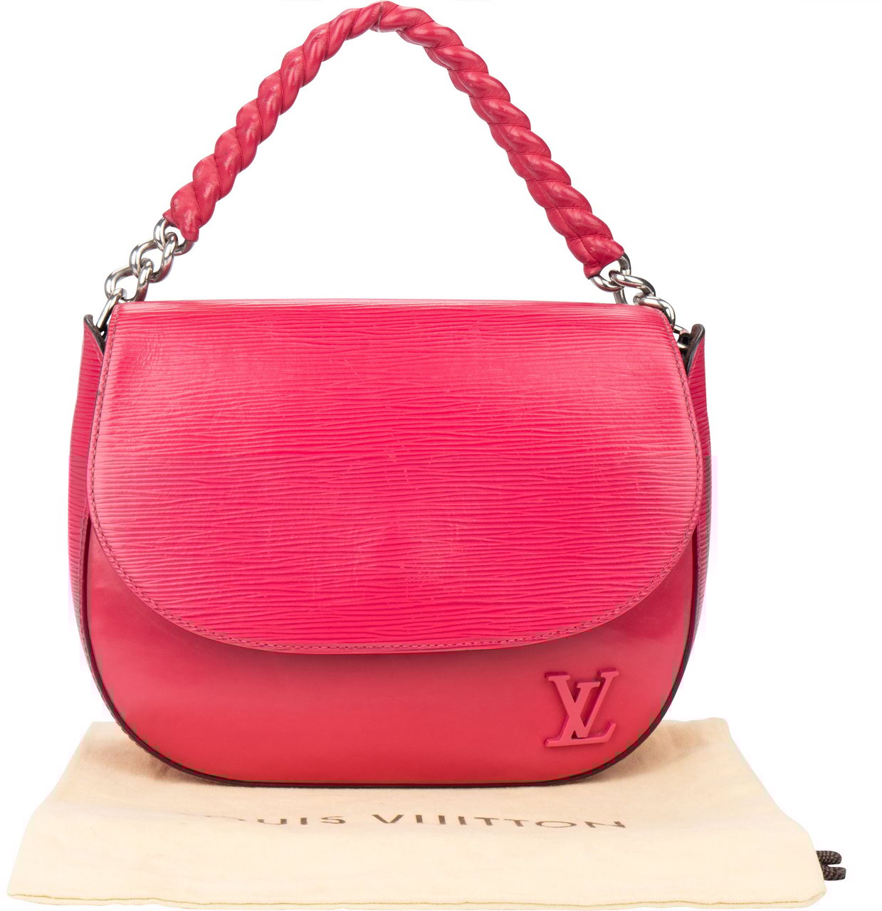Louis Vuitton Louis Vuitton Pink Epi Leather Luna Handbag Roze
