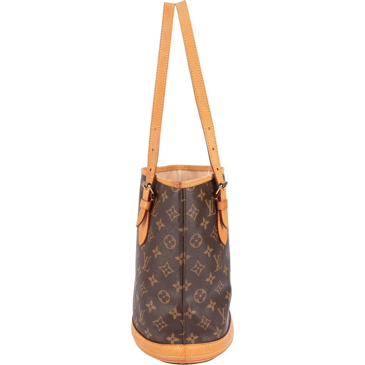 Louis Vuitton Louis Vuitton Monogram Canvas Bucket PM Shoulder Bag Bruin