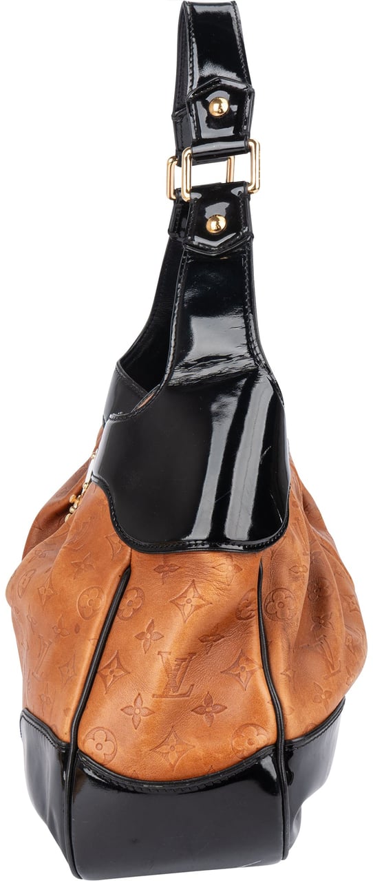 Louis Vuitton Patent Leather Monogram Empreinte Limited Polly Handbag Divers