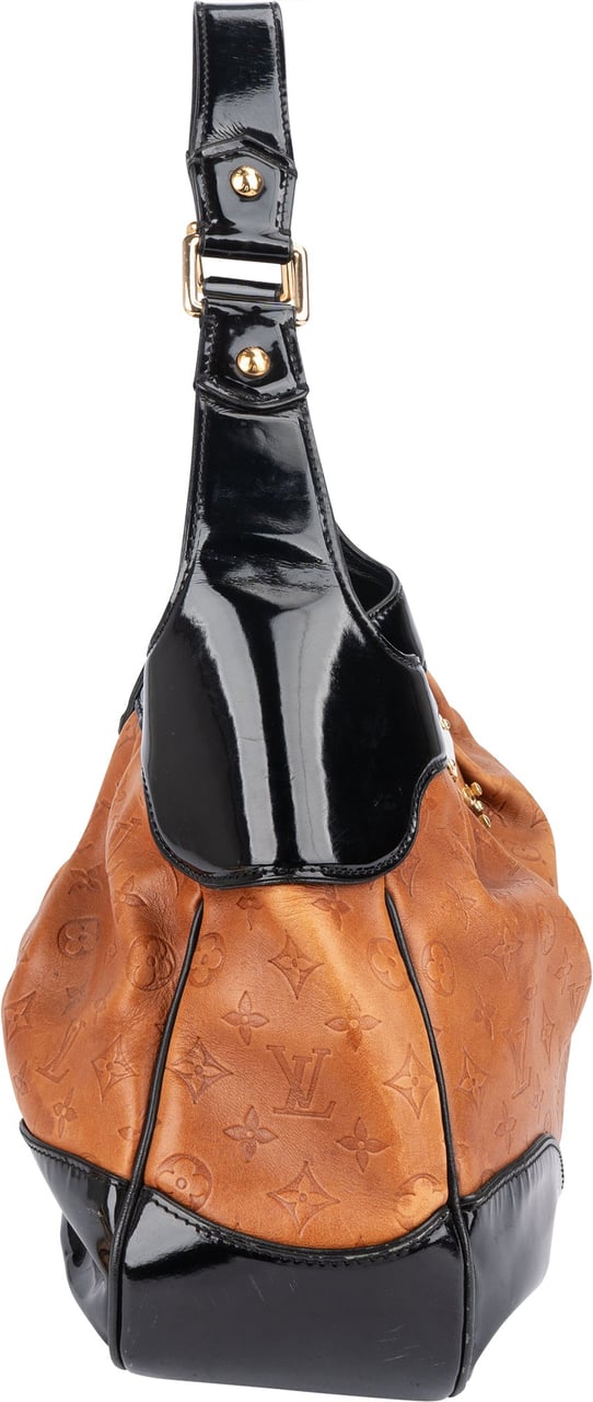 Louis Vuitton Patent Leather Monogram Empreinte Limited Polly Handbag Divers
