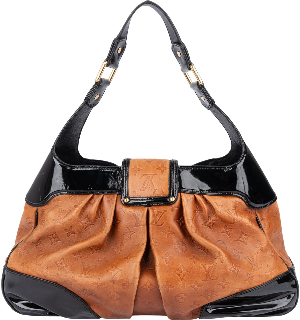 Louis Vuitton Patent Leather Monogram Empreinte Limited Polly Handbag Divers