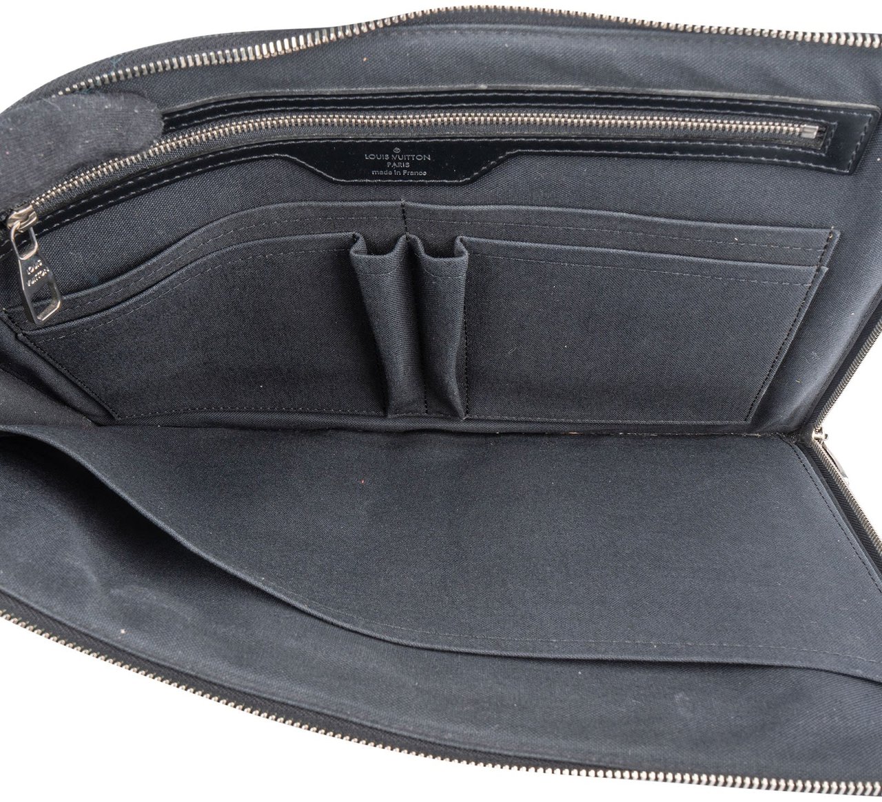 Louis Vuitton Monogram Damier Graphite Mick PM Porte Documents Clutch Zwart