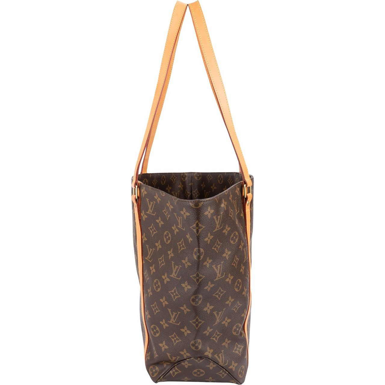 Louis Vuitton Monogram Canvas Sac Shopping Shoulder Bag Bruin