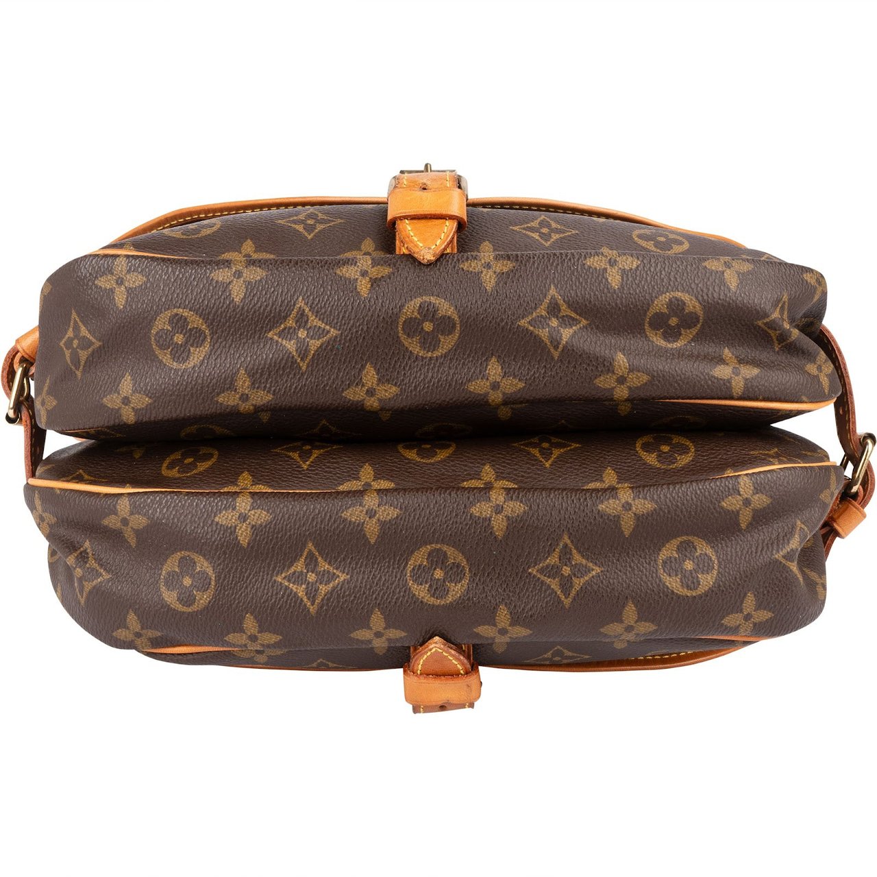 Louis Vuitton Monogram Canvas Saumur 30 Crossbody Bag Bruin