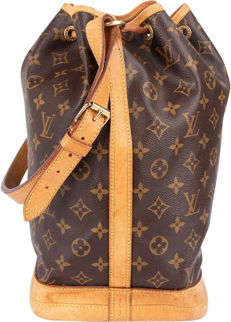 Louis Vuitton Monogram Canvas Sac Noé Grande Shoulder Bag Bruin