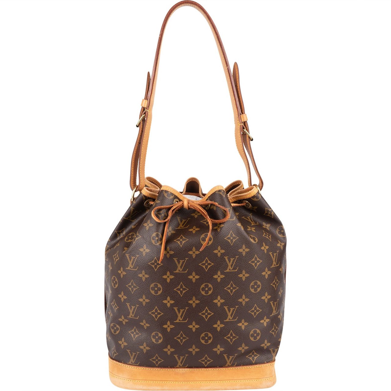 Louis Vuitton Monogram Canvas Sac Noé Grande Shoulder Bag Bruin