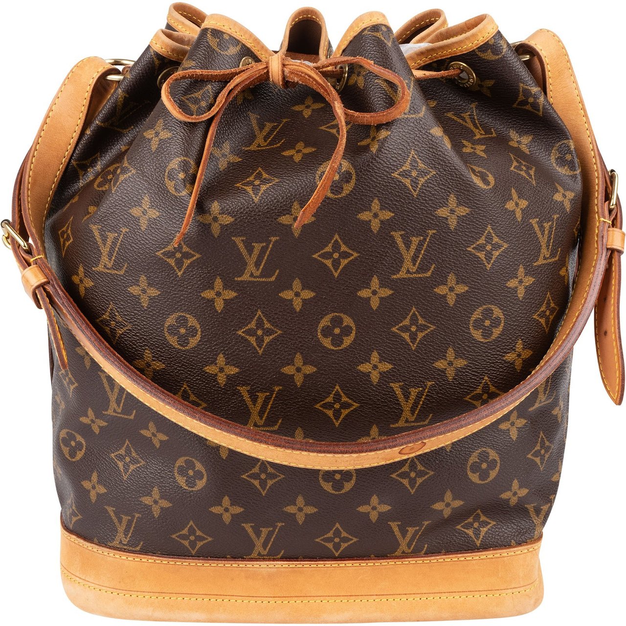 Louis Vuitton Monogram Canvas Sac Noé Grande Shoulder Bag Bruin