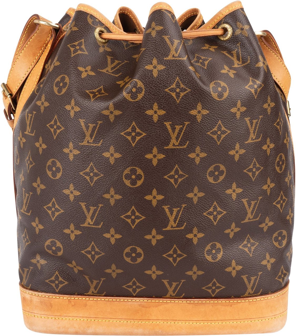 Louis Vuitton Monogram Canvas Sac Noé Grande Shoulder Bag Bruin