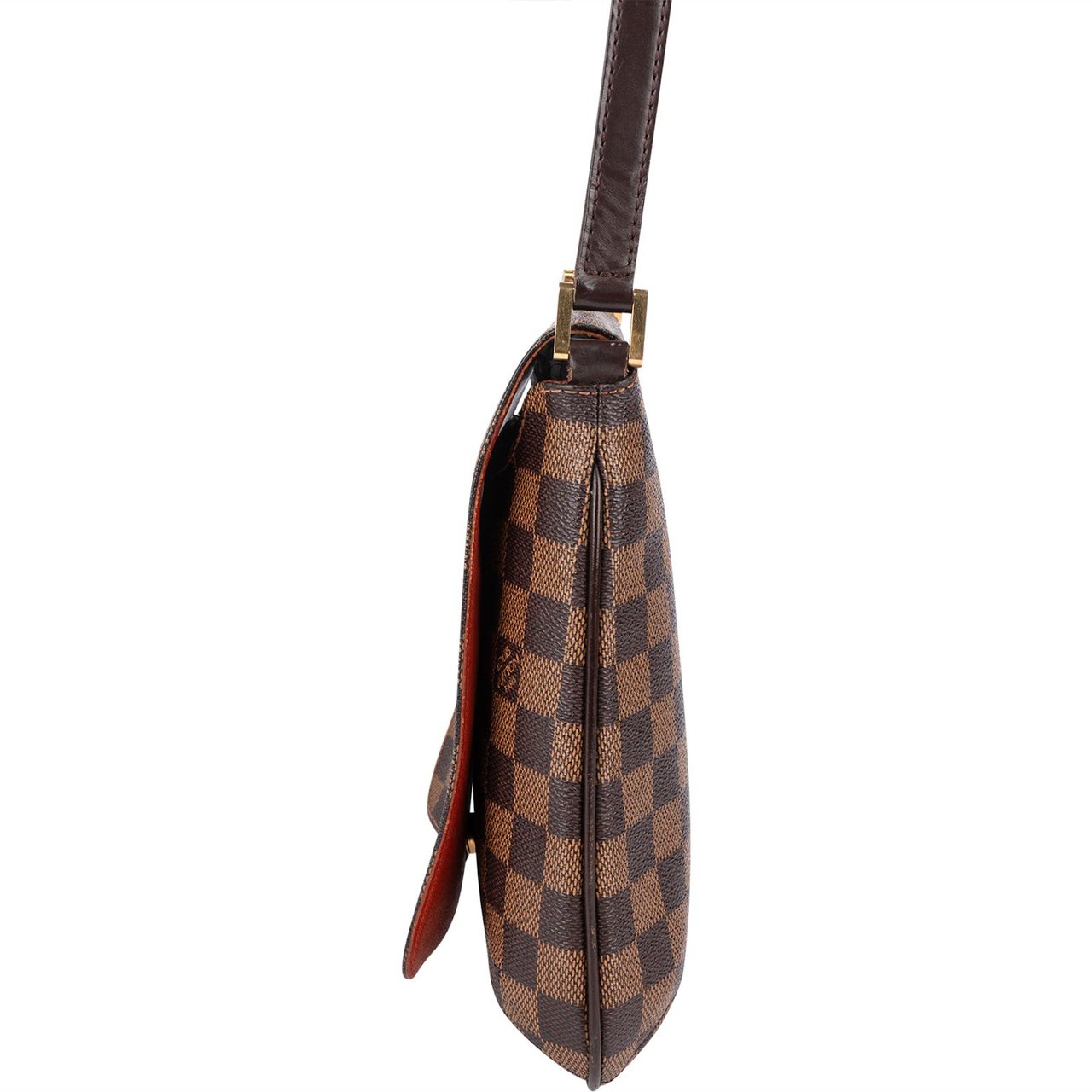 Louis Vuitton Damier Ebene Salsa Musette PM Crossbody Bag Bruin