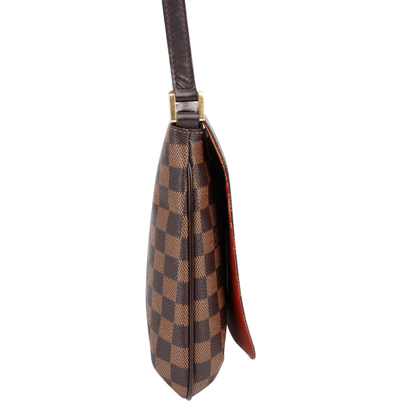 Louis Vuitton Damier Ebene Salsa Musette PM Crossbody Bag Bruin