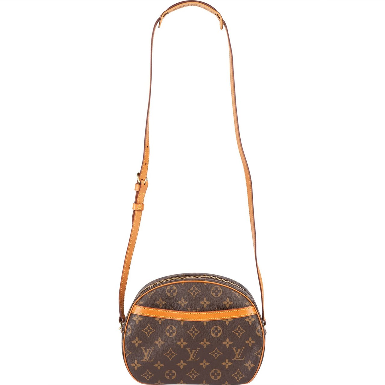 Louis Vuitton Monogram Canvas Blois Crossbody Bag Bruin