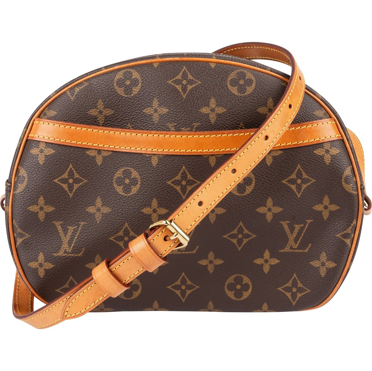 Louis Vuitton Monogram Canvas Blois Crossbody Bag Bruin
