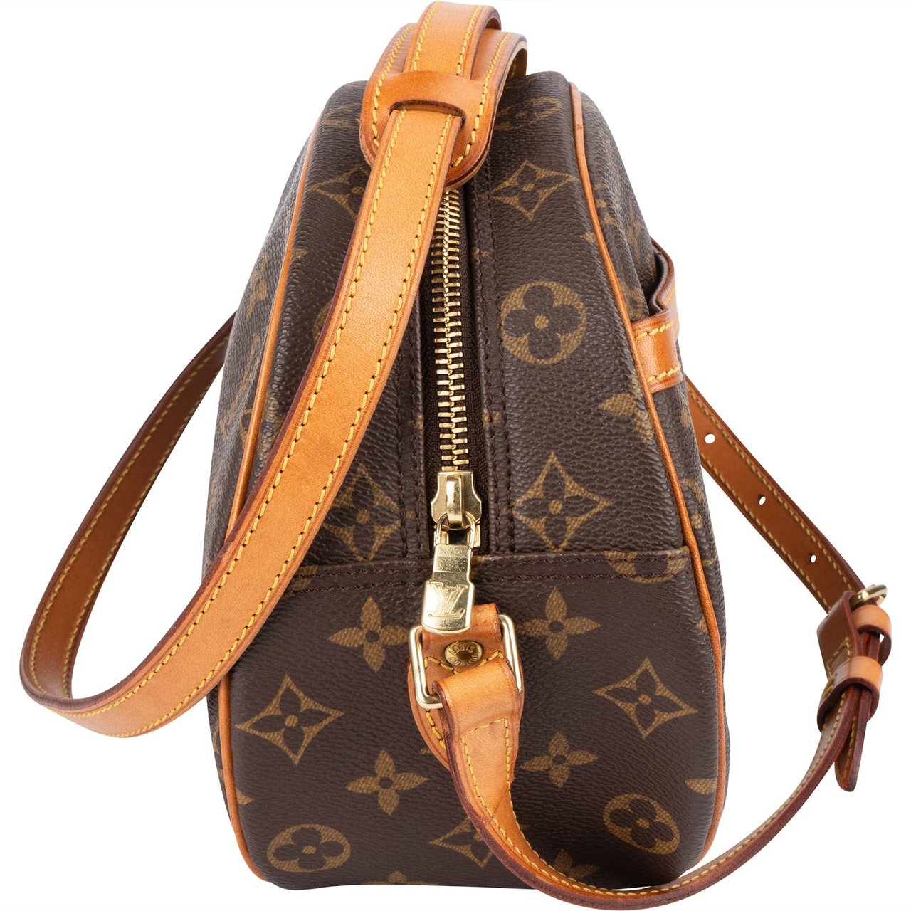 Louis Vuitton Monogram Canvas Blois Crossbody Bag Bruin