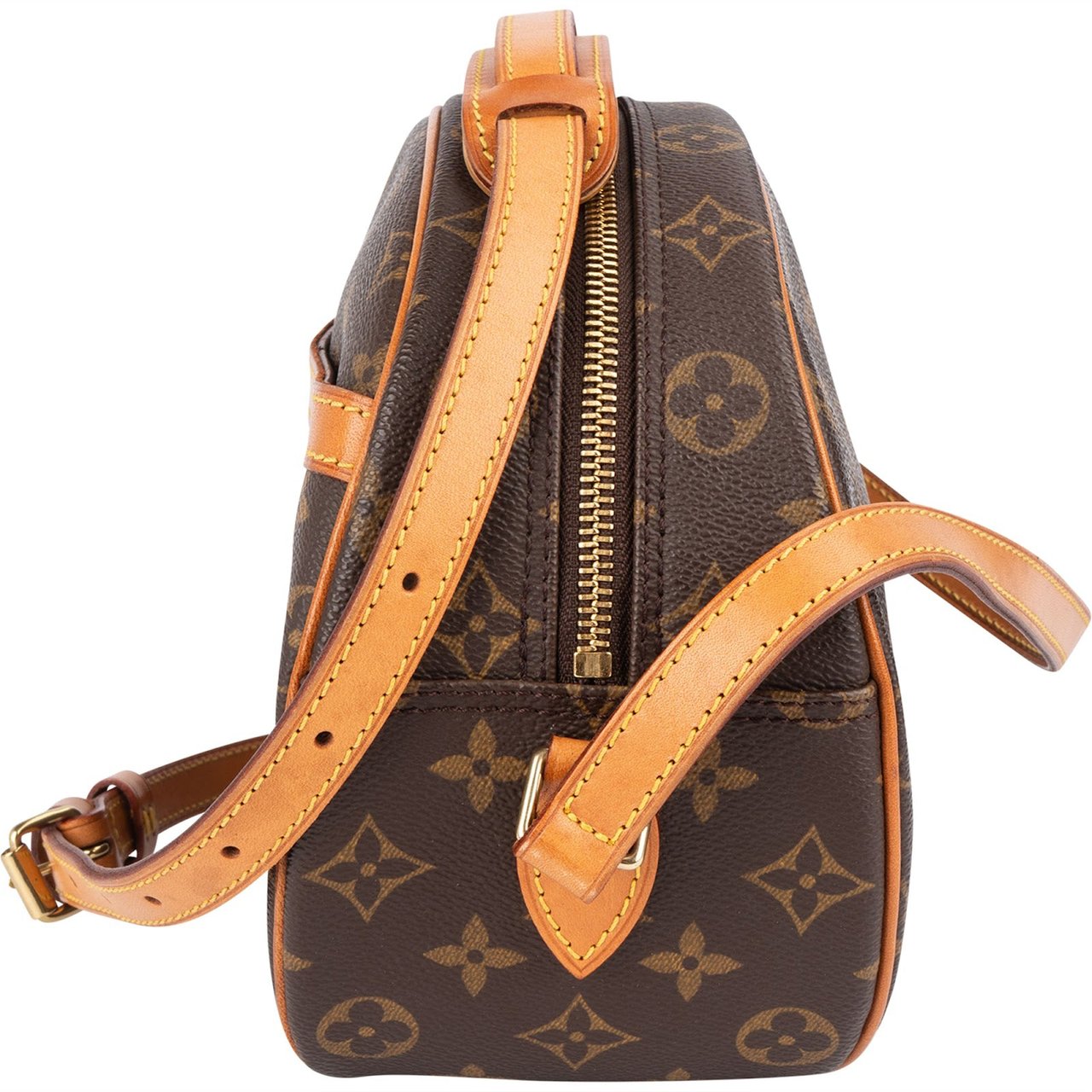 Louis Vuitton Monogram Canvas Blois Crossbody Bag Bruin
