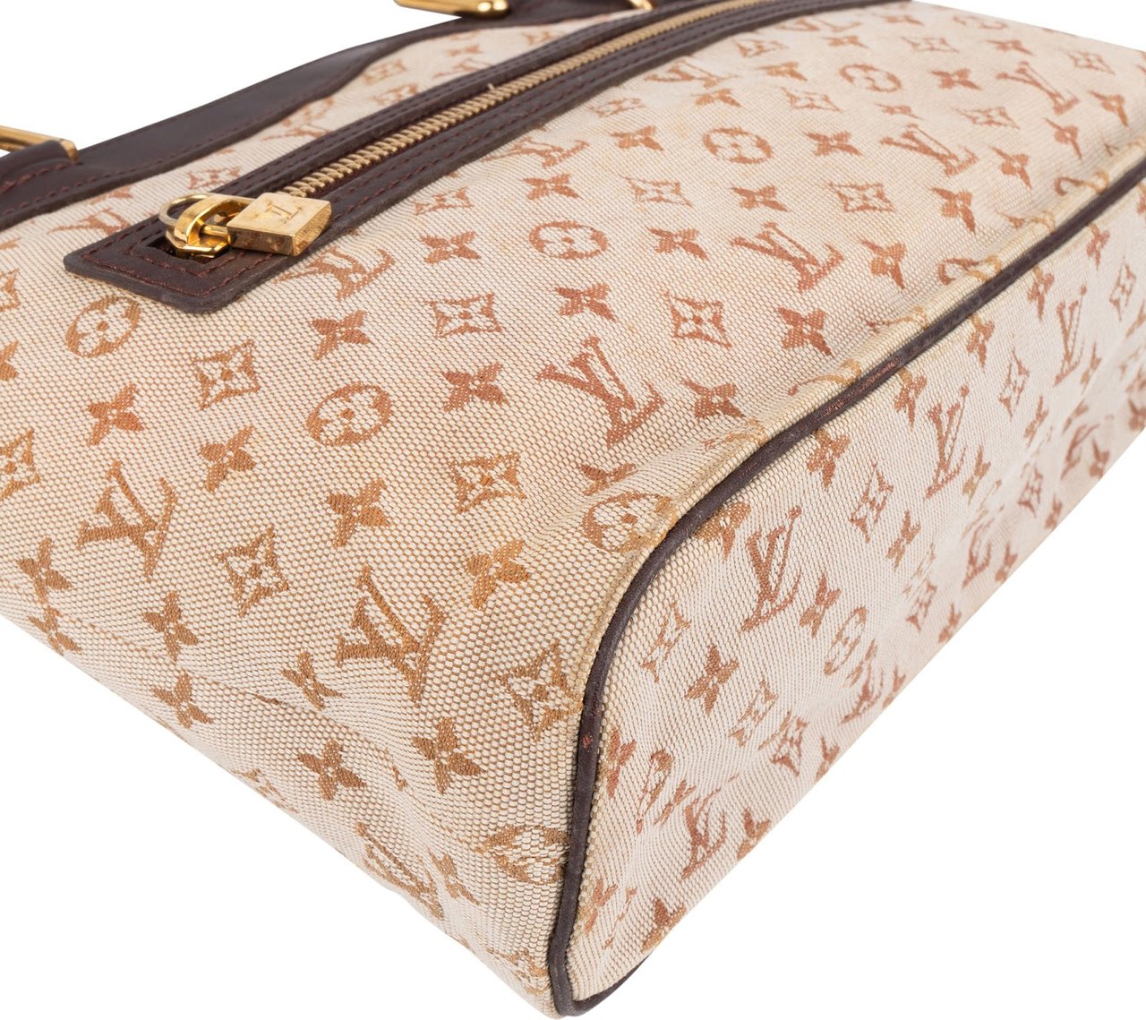 Louis Vuitton Louis Vuitton Monogram Mini Lin Lucille PM Handbag Beige