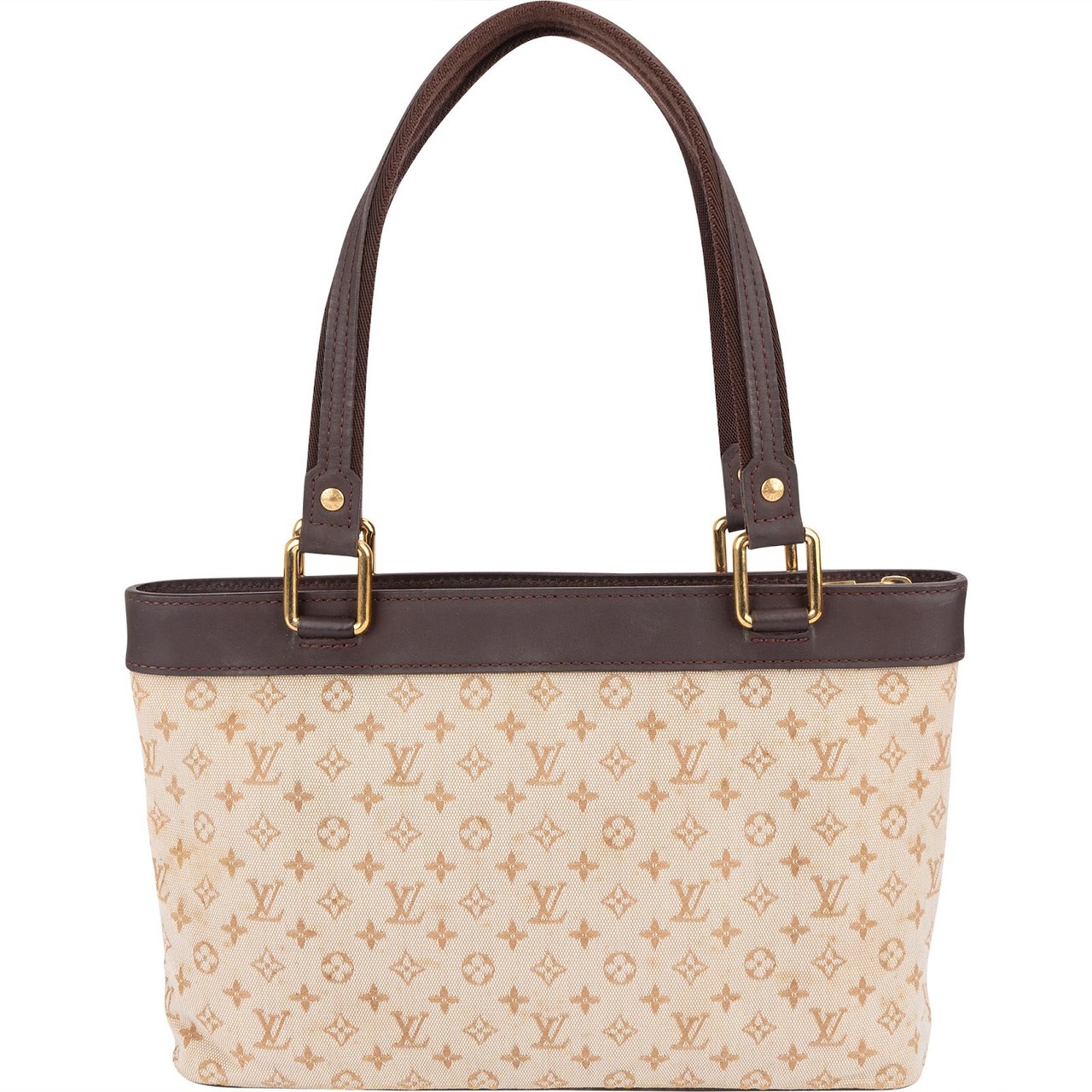 Louis Vuitton Louis Vuitton Monogram Mini Lin Lucille PM Handbag Beige